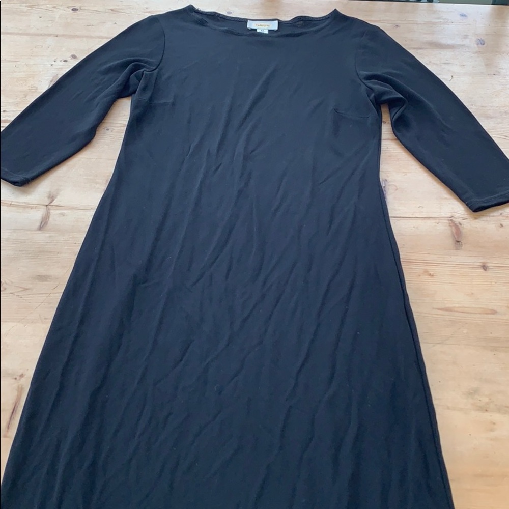 Talbots Long black dress